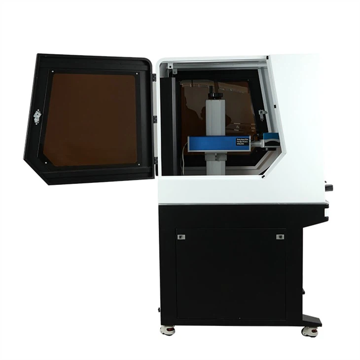 50W Enclosed Fiber Laser Engraving Machine for Metal